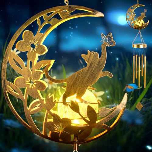 Solar Moon Cat Decorative Light Gift