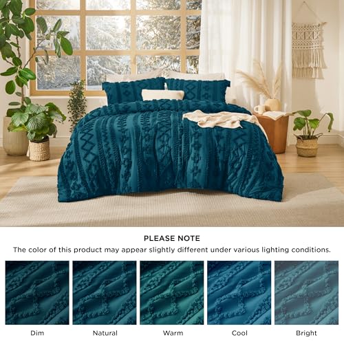 Tufted Boho Comforter Set California King