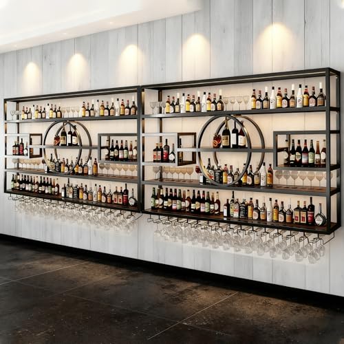 110in Large Wall Mounted Wine Rack