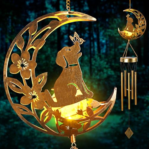 Moon Dog Wind Chime Outdoor