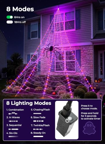 Halloween Decorations Outdoor (Orange & Purple)