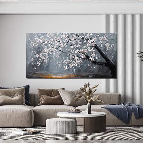 Modern Botanical Wall Art Prints for Bedroom 24"X 48" Floral Wall Art Decor