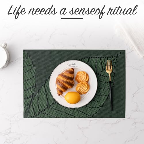 Placemats Set of 6 Washable Indoor (6 Count)