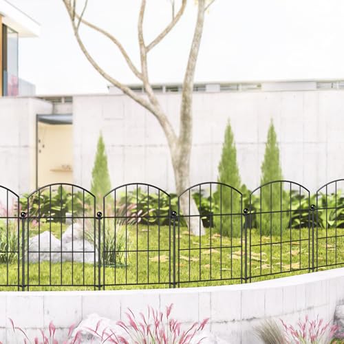 Metal Garden Fence 17 in x 20 ft