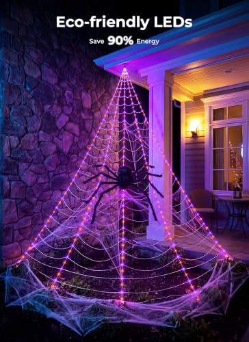 Halloween Decorations Outdoor (Orange & Purple)