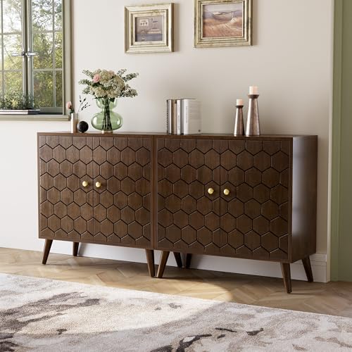 Set of 2 32" Storage Sideboards with Doors (2 Count)