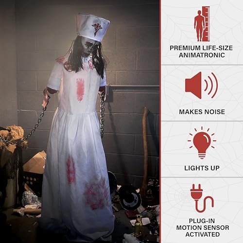 Life Size 5.2 (63" Convulsing Nurse)