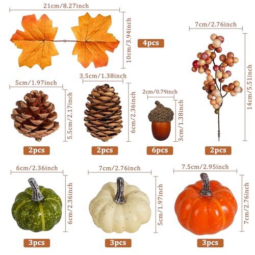 Pumpkin Decor Set (25 Count)