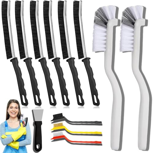 Commercial Grade Crevice Cleaning Brush Set (12 Count)