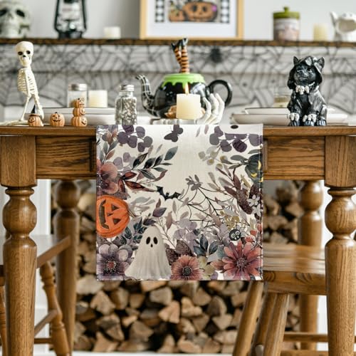 210 GSM Halloween Table Runner Home Party Decor 13x60 Inch