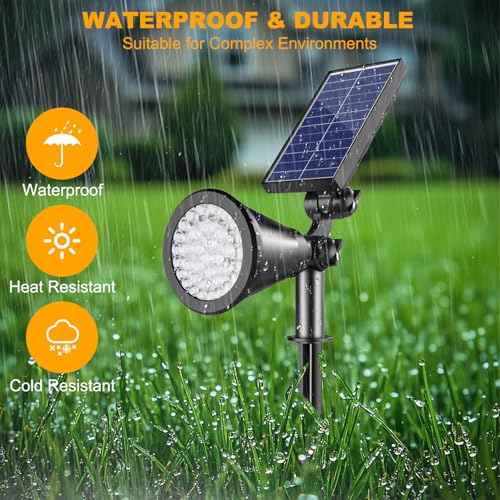 Solar Lights Outdoor Waterproof Spot Lights (3 Count)