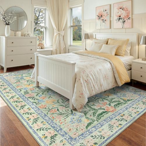 Boho Washable Rugs 8x10
