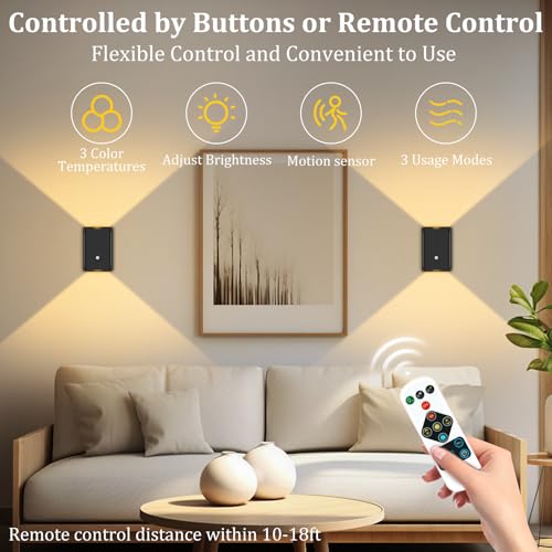 Motion Sensor Wall Sconce (2 Count)
