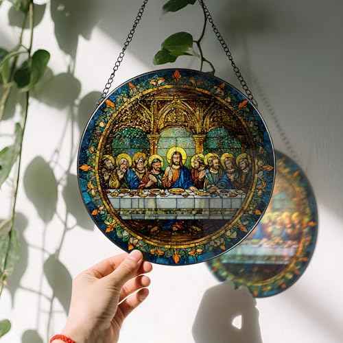 8 Inch the Last Supper Suncatcher Ornament