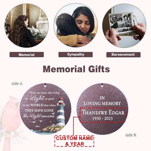 30/36/45inch Personalized Memorial Wind Chimes for Loss of Loved One, Memorial Gifts for Loss of Mother/Father, Sympathy Gifts for Funeral Condolence Bereavement Grief