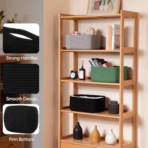 4 Pack 14.17 * 11.02 * 6.3IN Storage Baskets for Organizing Shelves (4 Count)