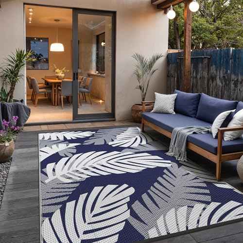 Outdoor Rug Waterproof Plastic Rugs for Patio (108 Sq Ft)