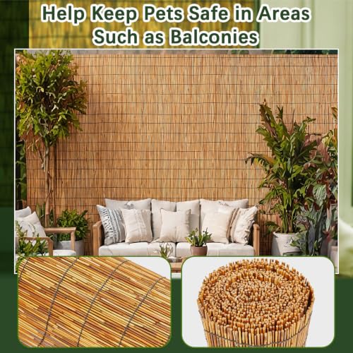 1 Pcs 3 x 30 ft Reed Fence Roller