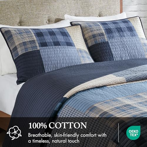Woolrich Reversible Cotton Quilt Set