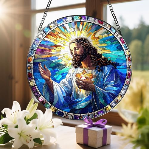 8'' Jesus Christ Suncatcher Ornament