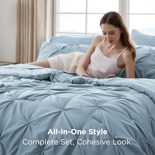 7 Piece Queen Comforter Set & Sheet Set