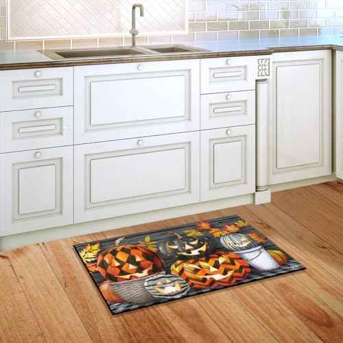 Halloween Doormat 30x18 Indoor Outdoor Patterned Jack (3.75 Sq Ft)