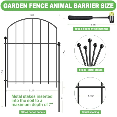 Decorative Garden Fence (50 Sq Ft)