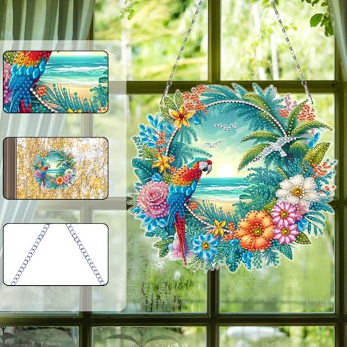 Flowers Hummingbird Diamond Art Kits