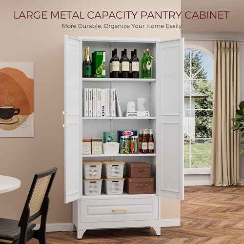 75" Kitchen Pantry Cabinet