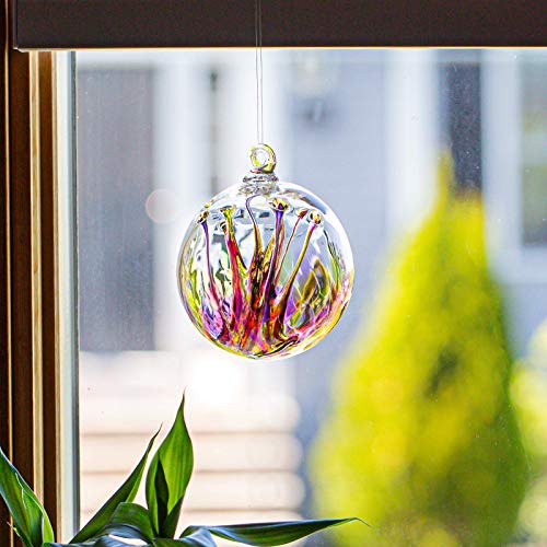 Luke Adams Handmade Glass Gazing Balls for Garden