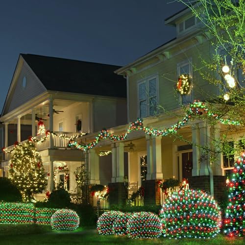 F8 Big Bulbs Christmas Net Lights
