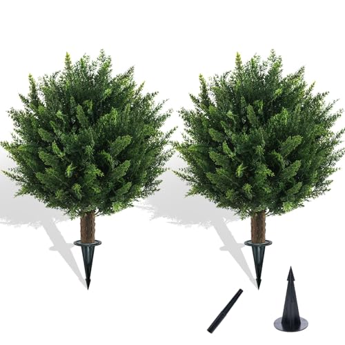 2 Pack UV Resistant Fake Bushes (2 Count)