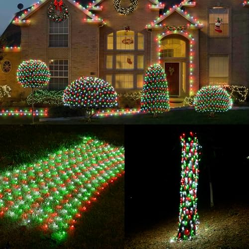 F8 Big Bulbs Christmas Net Lights