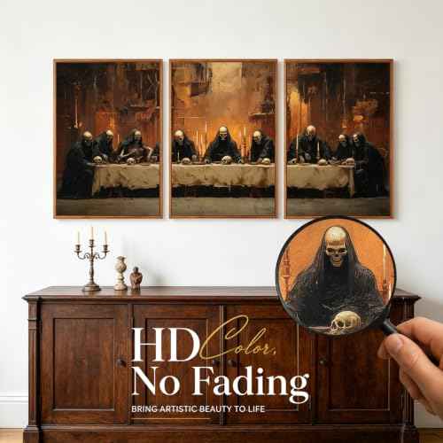 Last Supper Skeleton Wall Art