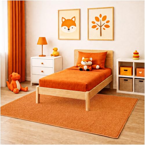 Soft & Colorful 10' Round Kids Classroom Area Rug