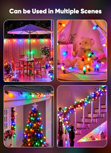 150Ft Christmas Lights Outdoor (150 Count)