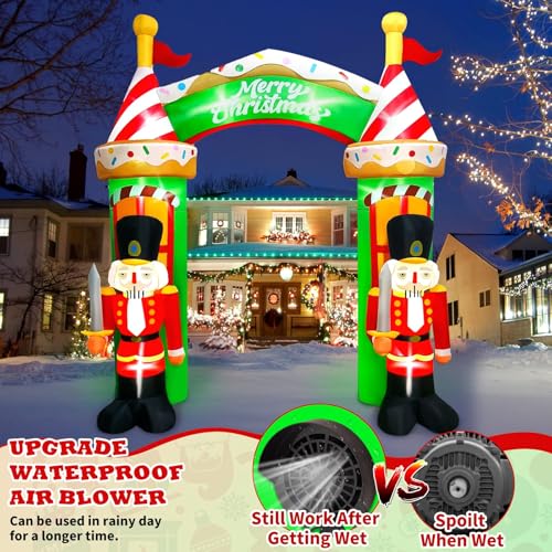 9FT Christmas Inflatable Archway