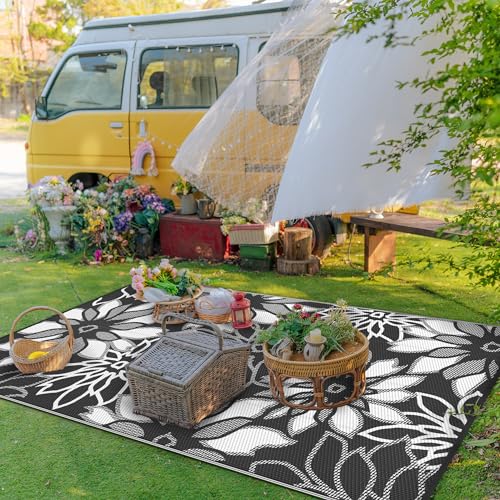 Outdoor Rug Waterproof for Patio Decor