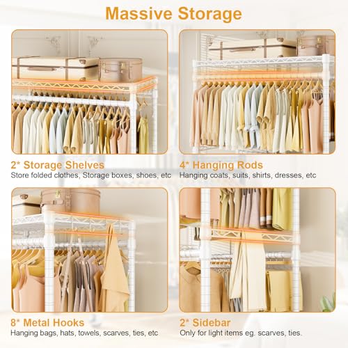 Rolling Clothes Rack