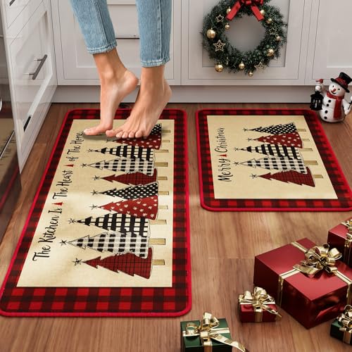 Kitchen Mat Set of 2 (5.55 Sq Ft)