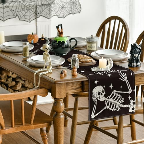 210 GSM Halloween Table Runner Home Party Decor 13x60 Inch (5.42 Sq Ft)