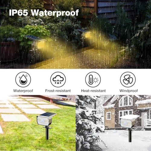 Solar Lights Outdoor Waterproof (6 Count)