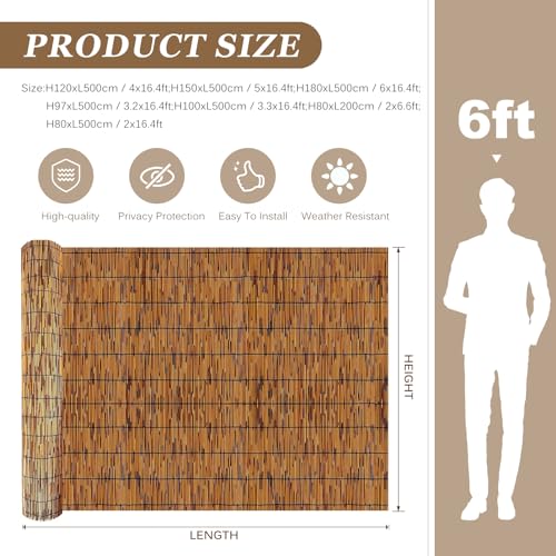 Natural Reed Fencing Rolls