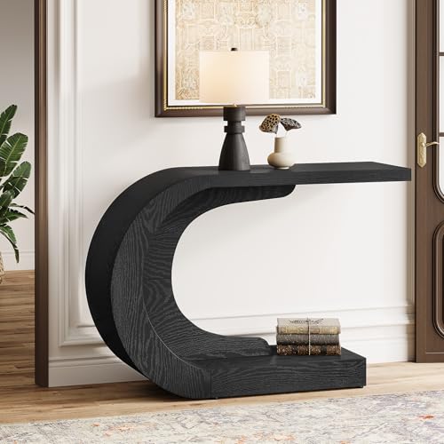 43.3" Mid Century Modern Console Table for Entryway