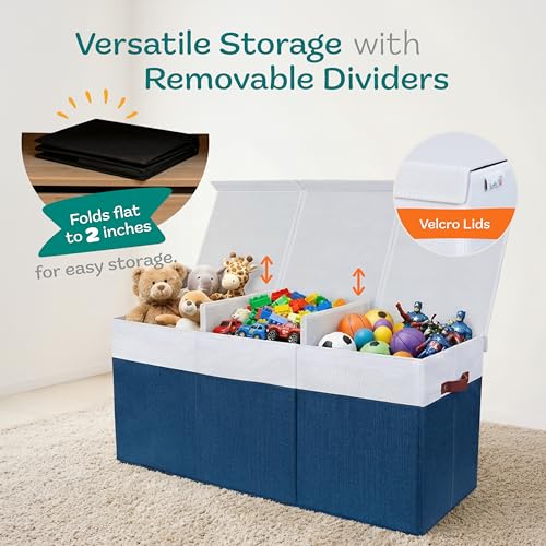 Extra Large Toy Storage Organizer with Lid