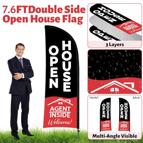 88 Pcs Open House Signs for Real Estate (88 Count)