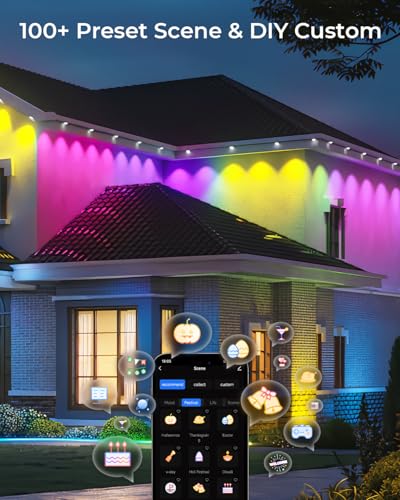 Permanent Outdoor Lights 150ft (150 Foot)