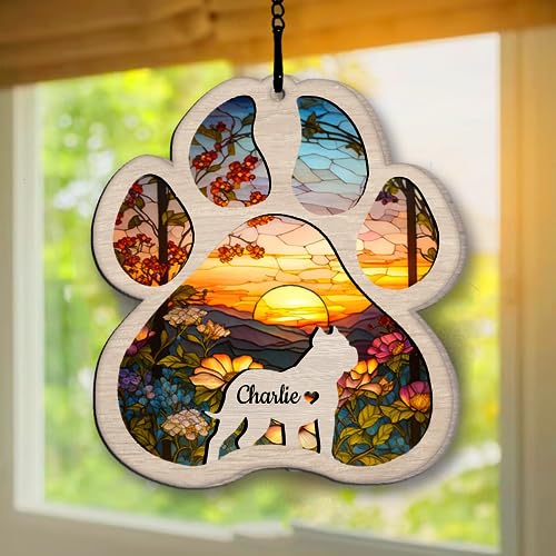 Personalized Presa Canario Suncatcher Dog Memorial Gifts