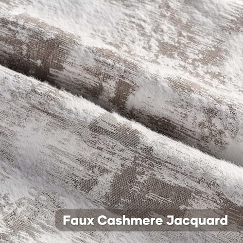 Pack of 2 Faux Cashmere Throw Pillow Covers 24x24 Inch (2 Count)