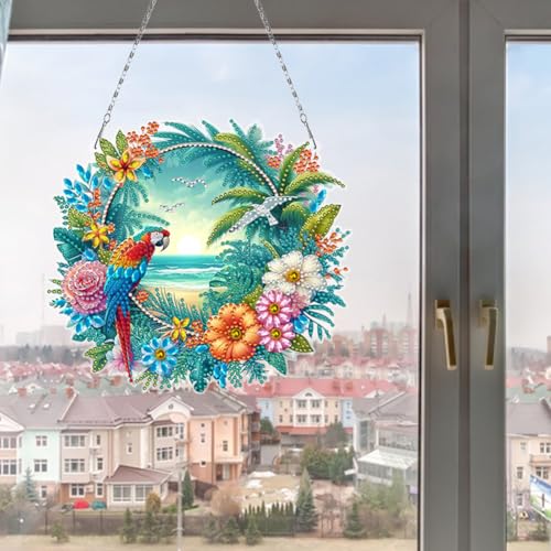 Flowers Hummingbird Diamond Art Kits